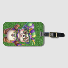 NALLE FÖR MARDI GRAS BAGAGEBRICKA