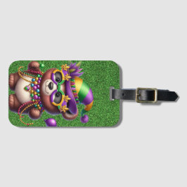 NALLE FÖR MARDI GRAS BAGAGEBRICKA