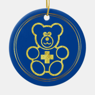 Nalle för nationell pediatrikadag Ornament