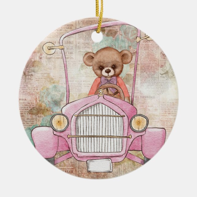 Nalle för ornament (Framsidan)