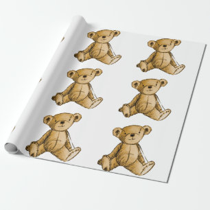 Nalle för Papper av projektionsyta vid figursättni Presentpapper