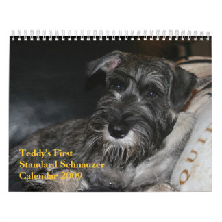 Nalle första standarda Schnauzerkalender 2009 Kalender