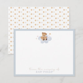 Nalle från förskolan i inbjudningar