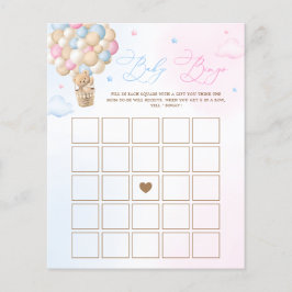 Nalle Gender Visa Baby Bingo-spel