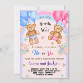 Nalle Gender Visa inbjudan