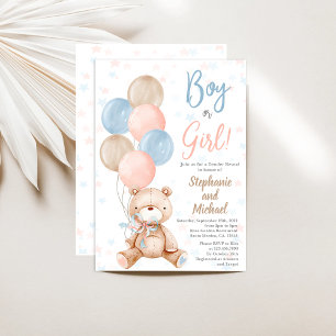 Nalle Gender Visa inbjudan