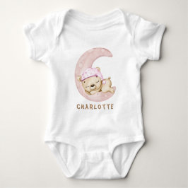 Nalle Girl Baby Bodydräkt T Shirt