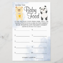 Nalle Gissa Baby matduschkort Flygblad