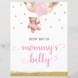 Nalle Gissa hur stor är Mamma Belly signerar