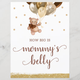 Nalle Gissa hur stor är Mamma Belly signerar