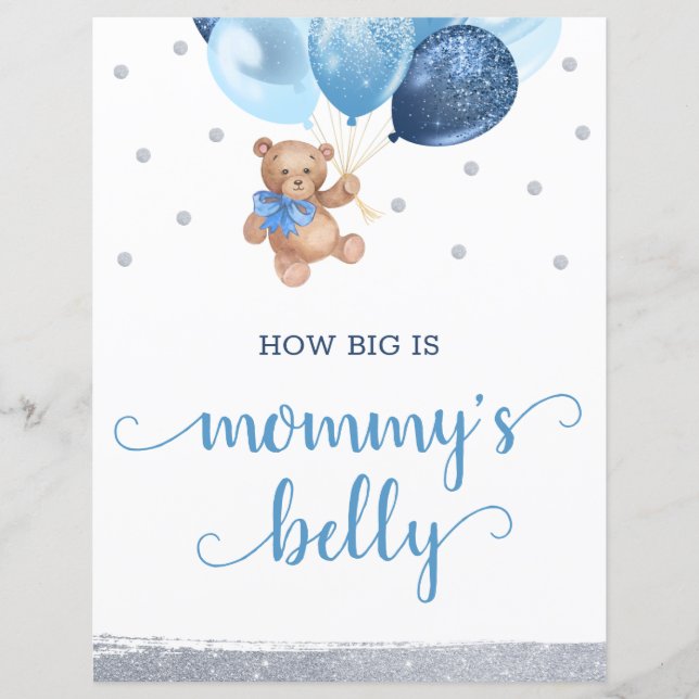 Nalle Gissa hur stor är Mamma Belly signerar (Framsida)