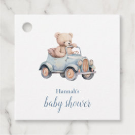 Nalle GrandMillennium Baby Shower Gåvor Etiketter