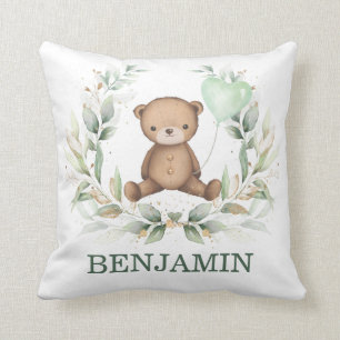 nalle Greenery Wandebron Boy Nursery  Kudde