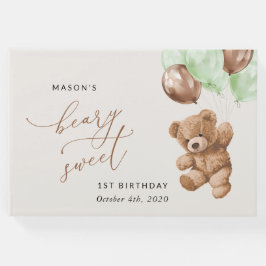 Nalle, Grönt Bubblor, första födelsedag Gästböcker