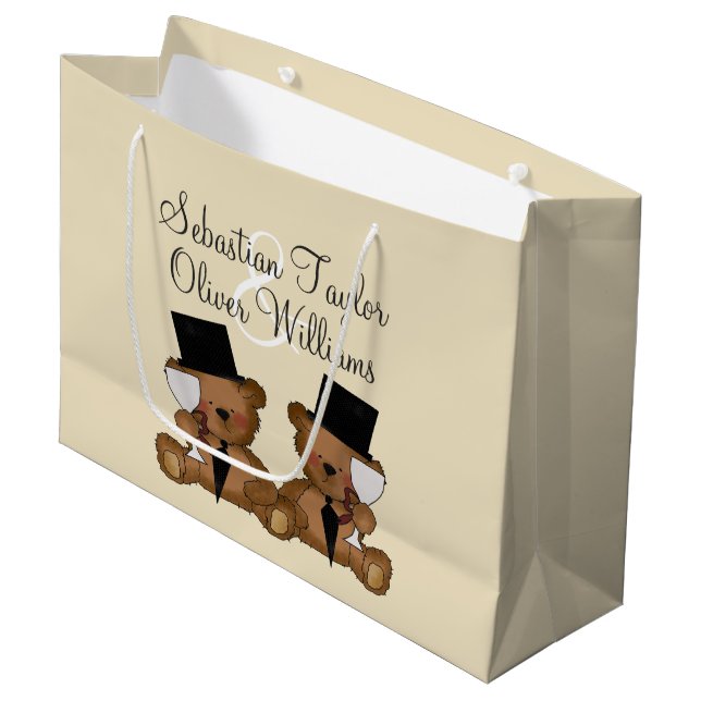 Nalle Grooms Bröllop Personlig (V2) (Framsidan Vinklad)