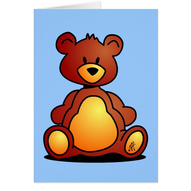 Nalle Hälsningskort (Framsidan)