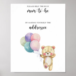 Nalle - Hjälp Busy Mamma to BE (Busy-to-BE) Poster