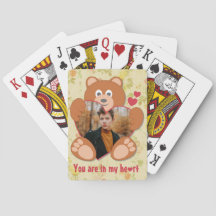 Nalle Holding Heart Photo Valentine Day