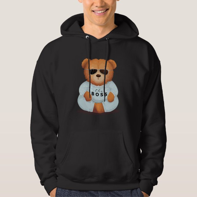 nalle hoodie (Framsida)