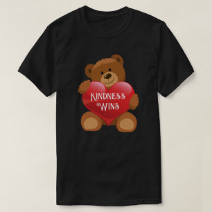 Nalle Hug Heart Anpassa textbomull T Shirt
