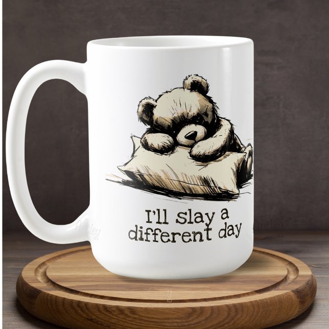 Nalle Hug Pillow Brown Self Care Rest Kaffemugg (Skapare uppladdad)