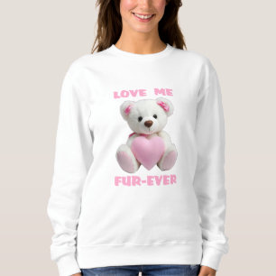 Nalle Huggande Rosa Hjärthjärtans daggåva T Shirt