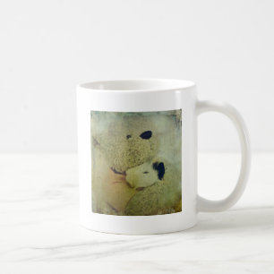 Nalle Hugs A Guinea Gris Kaffemugg