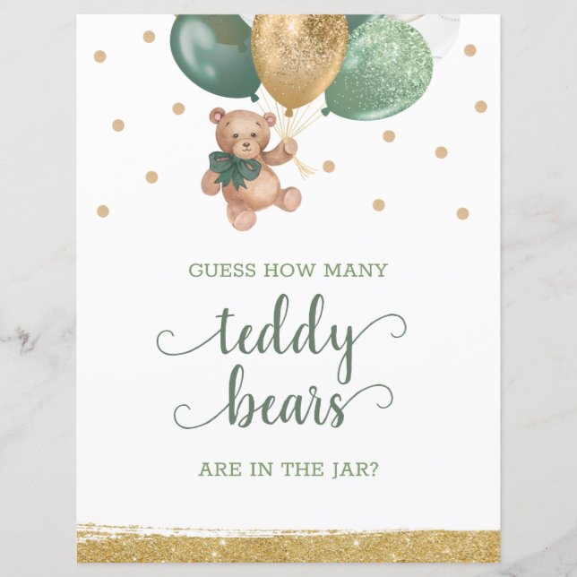 Nalle hur många Nallar i Burk-tecknet (Framsida)