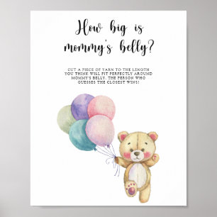 Nalle - hur stort är mamma Blocky-spelet? Poster