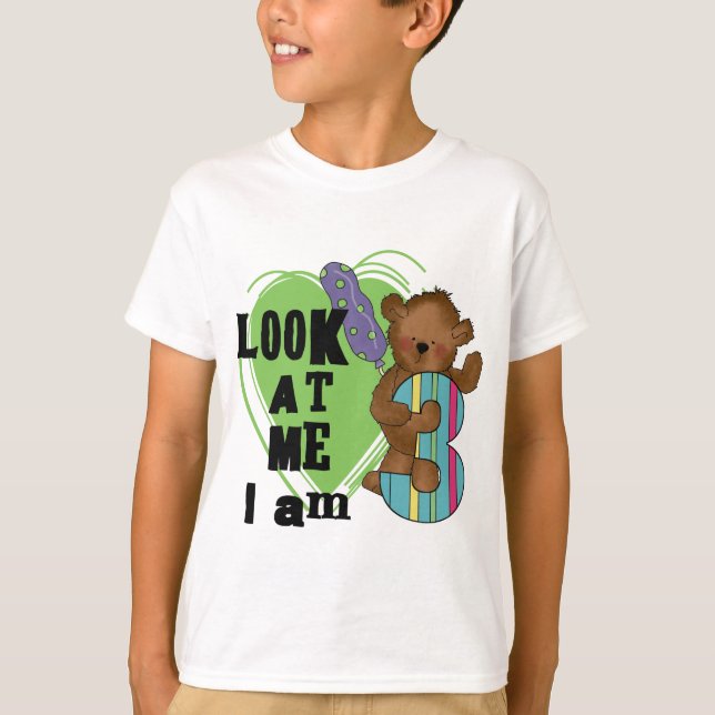 Nalle I är 3 dagskjortor och gåvor Tee Shirt (Framsida)