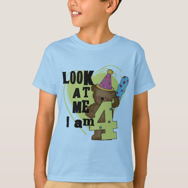 Nalle I är 4 dagskjortor och gåvor Tröja (Framsida)