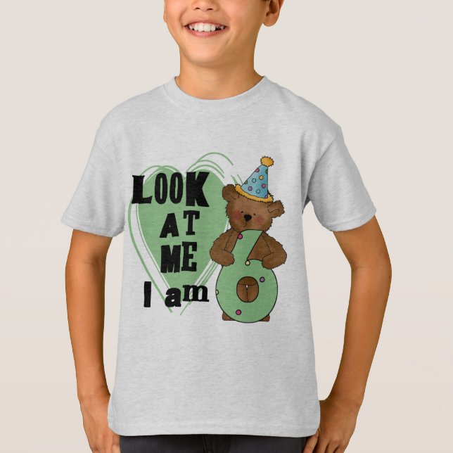 Nalle I är 6 dagars T-shirts och gåvor (Framsida)