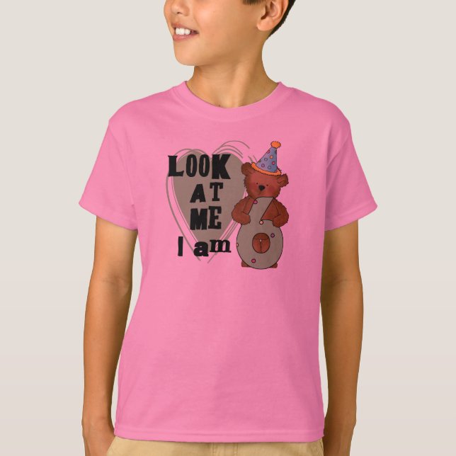 Nalle I är 6 dagars T-shirts och gåvor (Framsida)