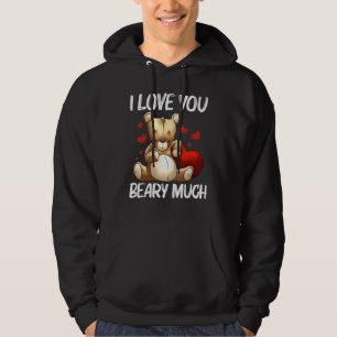 Nalle i coola För manar kvinnor plush stuffade Lek Hoodie