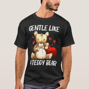 Nalle i coola För manar kvinnor plush stuffade Lek T Shirt