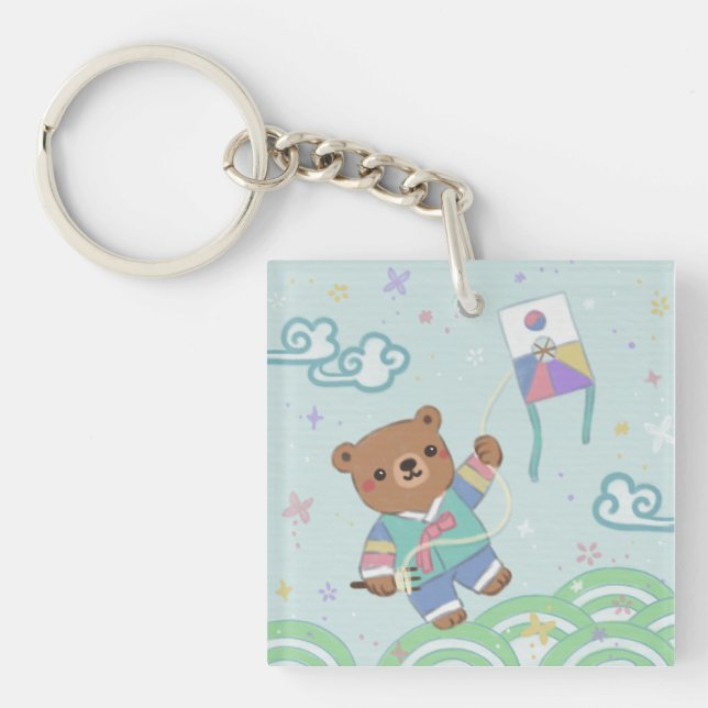 Nalle i Hanbok: Kite Flies (Framsidan)