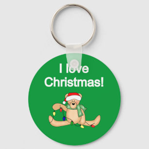 Nalle I Kärlek julskjortor och julklappar Nyckelring