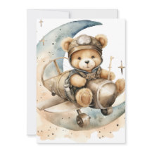 Nalle i luftfartygets födelsemeddelande