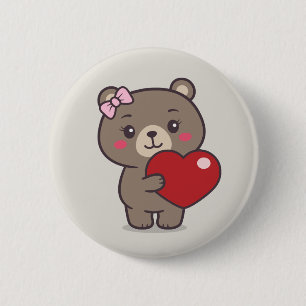 Nalle Illustration Knapp