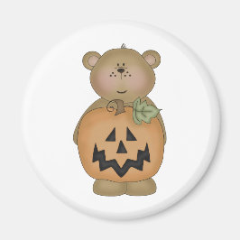 Nalle Jack O'lantern Magnet