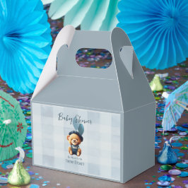 Nalle Jean Baby Shower Blue Presentaskar
