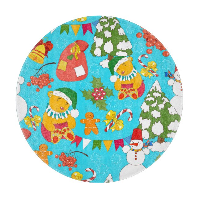 Nalle jul: Kid-Friendly Mönster. (Framsidan)
