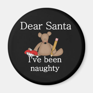 Nalle Kära Santa Magnet