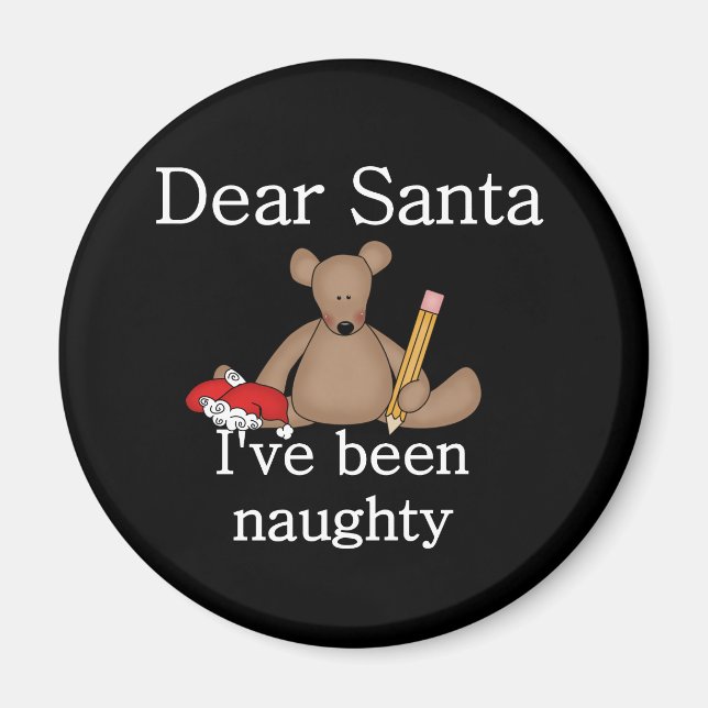 Nalle Kära Santa Magnet (Framsidan)