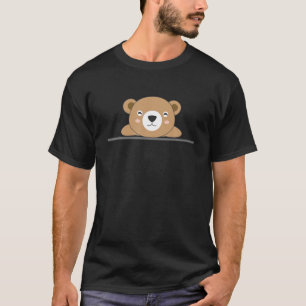 Nalle Kawaii Tecknad Aesthetic Cute Animal Lo T Shirt