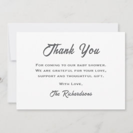 Nalle Kön Neutral Cloud Nine Baby Shower Tack Kort