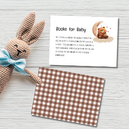 Nalle könsneutral babydusch bok tilläggskort