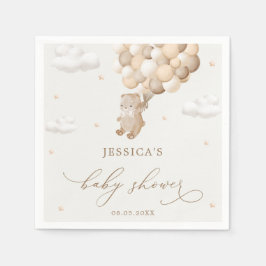 Nalle Könsneutrala babyskor Pappersservett