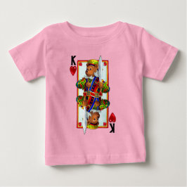 Nalle Kung i Hearts Tee Shirt