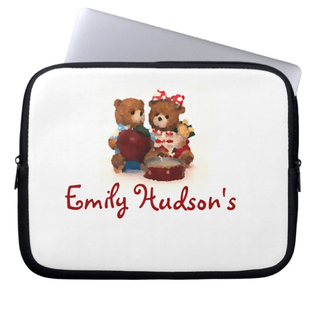 nalle laptop sleeve (Framsidan)